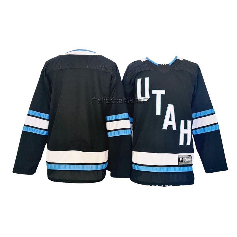 Vintage Utah Hockey Jersey 9 Embroidered Ice Practice Shirt Mens Cotton Blend Retro Team Uniform