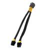 CPU 8pin Female To 2x 8pin(4+4) Male PCIe Miner Motherboards Power Supply Cord
