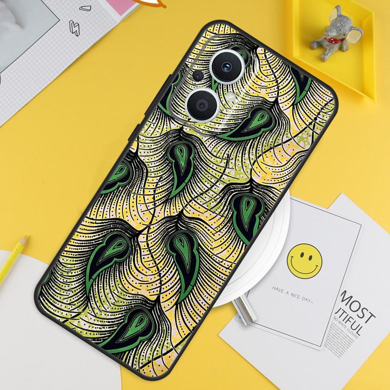 African Wax Print Design Cover For OPPO Reno 8 Lite 10 7 6 5 4 3 2Z 4Z 5Z 8T OPPO Find X3 Neo X5 X6 Pro X2 Lite Case