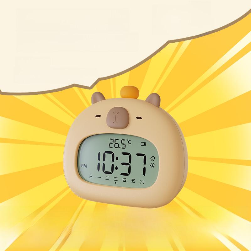 Children's USB Smart Alarm Clock - Capybara Design