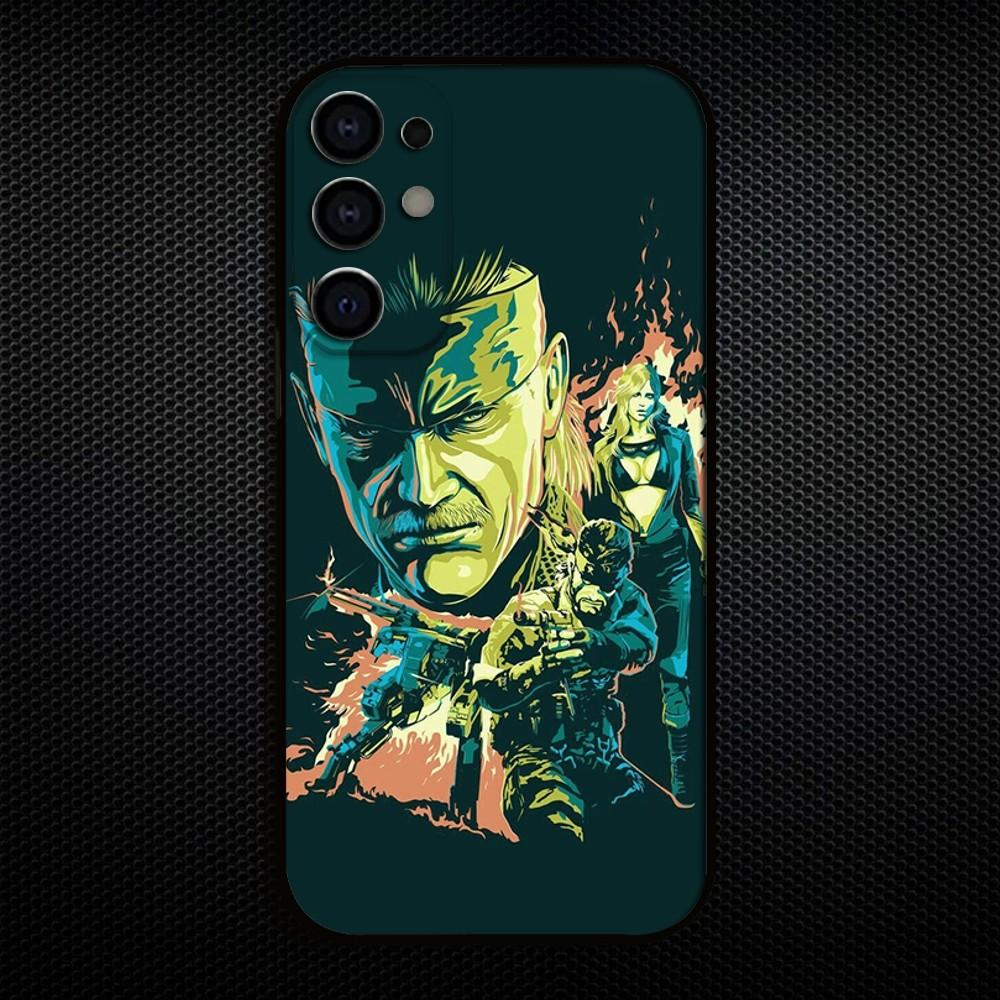 Metal Gear Solid Phone Case For Samsung S25/S24/S23/S22/S21/S20/Plus,Fe,Lite/Others Black Cover