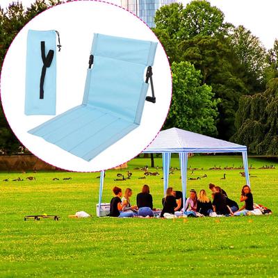 Faltbare Camping-Rückenlehne Bequemes Strand-Sitzkissen Leicht zu tragen Boden faltbar
