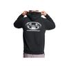Under Armour Rival Fleece Loose Fit Soft Comfortable Hoodie Men Hoodies Black White 1389428-001