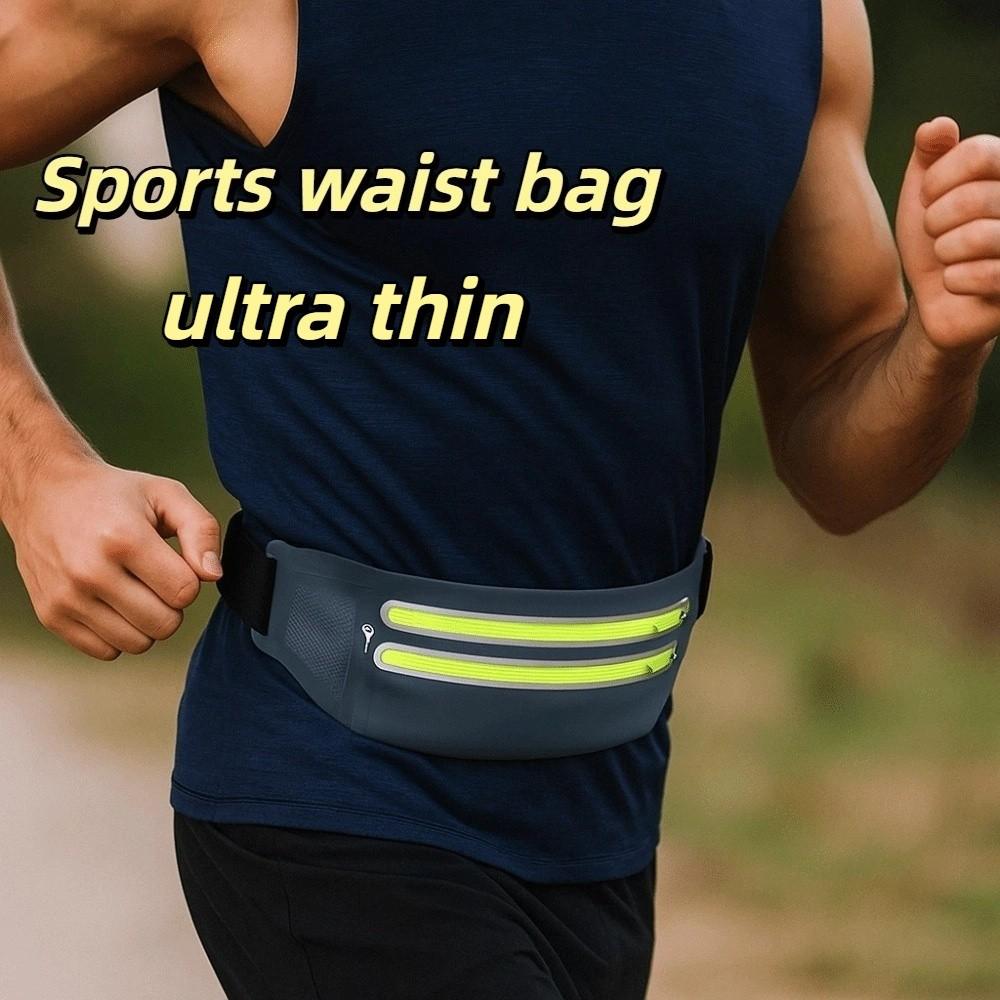 Ultra-Thin Sports Waist Bag High Elastic Sports Phone Bag Running Phone Bag  Men Women