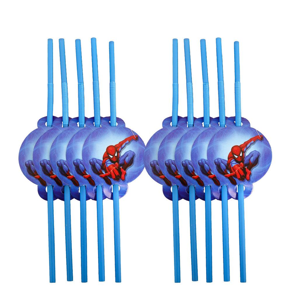 Spider-Man Birthday Party Supplies Disposable Tableware Paper Plate Paper Cup Paper Tissue Boy Decoration Cartoon Eco-Friendly Material