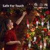 1.8/2.1m Smart APP Christmas Tree Star Lights RGB LED Fairy String Light DIY Picture Xmas Decoration Lighting for Home Holiday