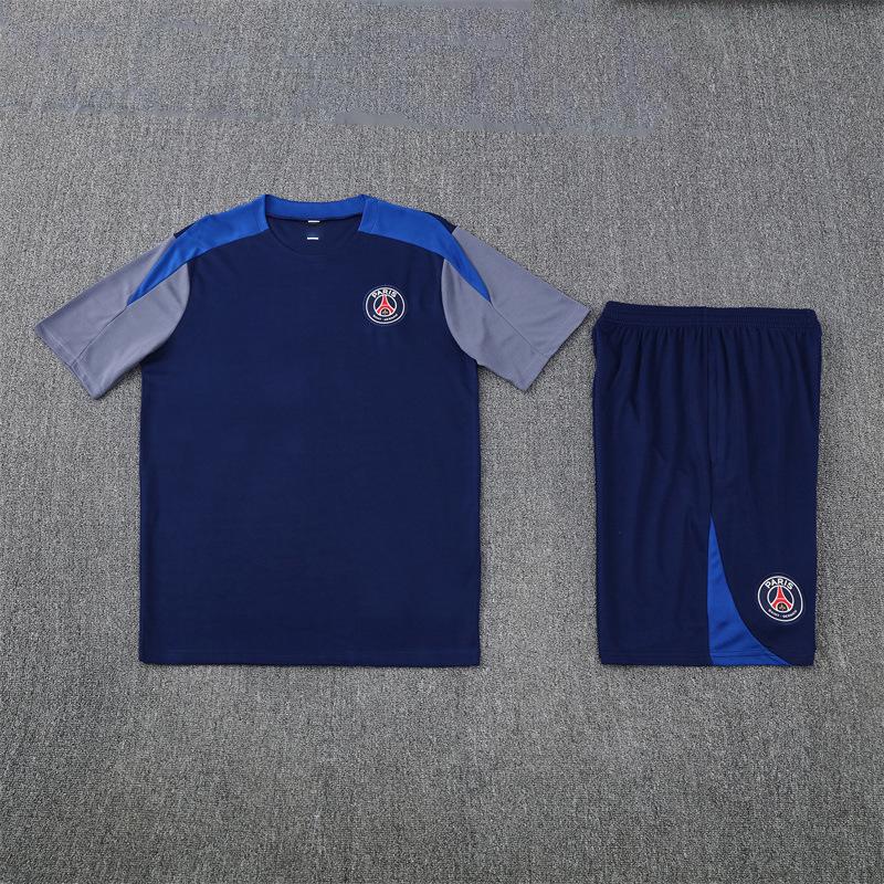 Brasile Arsenal Parigi Real Madrid Barcellona Spagna Chelsea Tuta da Allenamento Maglie da Calcio per Adulti Maniche Corte