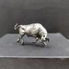 MINI Solid Pure Copper Ornament Bullish Lucky Cow 6cm Bull Wall Street Mascot Home Decor Desktop Crafts Sculpture Decoration