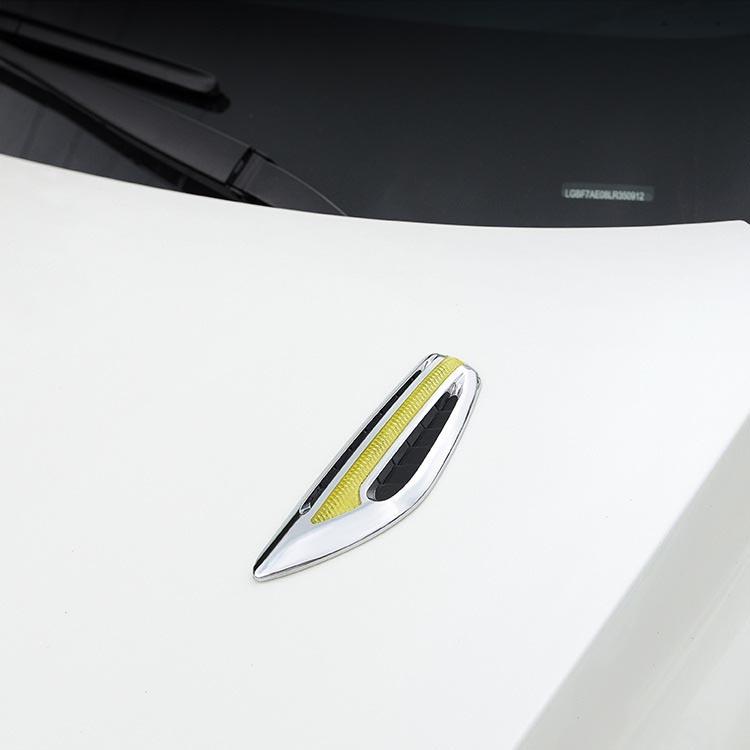 Car Leaf Panel Stickers Side Door Mudguard Stickers Car Door Side Fender Blade Decal Sticker waterproof