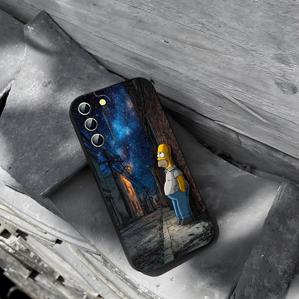 Phone Case For Samsung Galaxy S24 S25 S26 S22 S23 S25 S21 Ultra Fe Plus A16 A55 A54 A24 A52 Coque TheS S-Simpsons