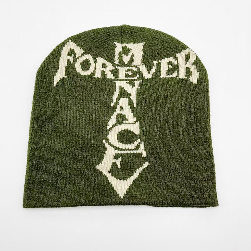 Halloween Series Jacquard Knitted Hat European and American Fashion Skull Portrait Beanie Pullover