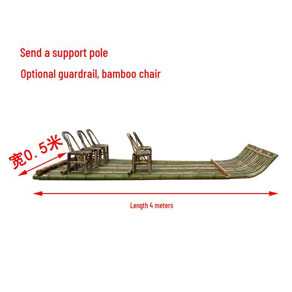 Verdicktes aufblasbares Bambusfloß Kajak zum Angeln und Rafting