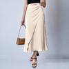 Women's Elegant And Fashionable Knitted -color Midi Skirt