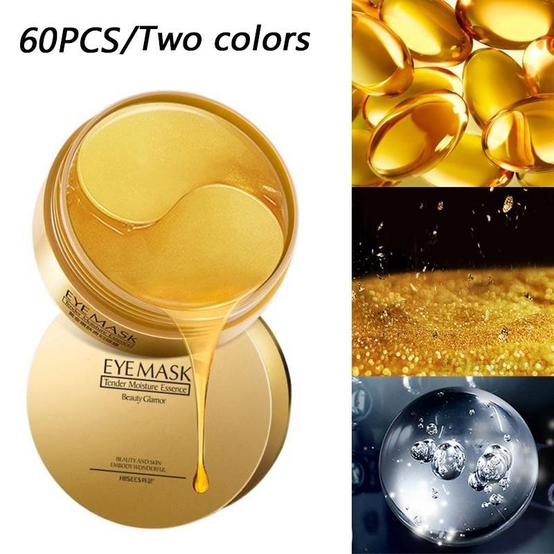 24K gold Collagen eye mask Remove Dark Circles Whitening Firming moisturizes and tightens the skin tender eye mask stick eye care