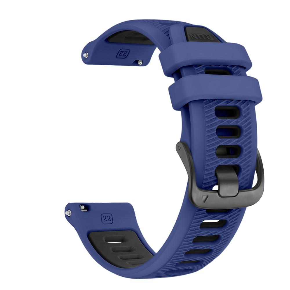 Two-tone Silicone Watch Strap For Garmin Forerunner 265 255 Music 570 47mm/Venu 4 3 2 45mm/Vivoactive 4 Watch SmartWatch bands