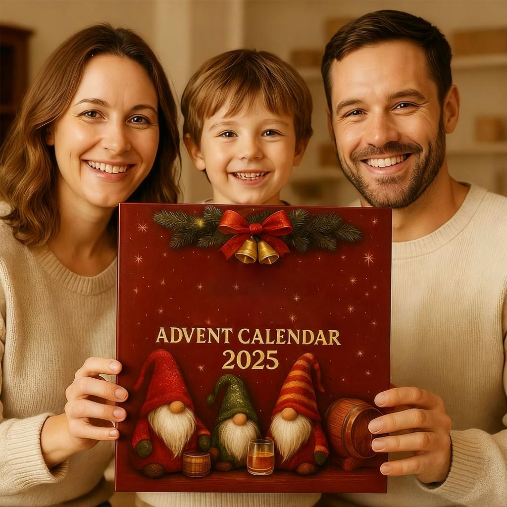 Adventskalender – 24-Tage Weihnachts-Adventskalender, Überraschungs-Weihnachts-Countdown-Geschenk, Flacher Anhänger aus Acryl (2D)