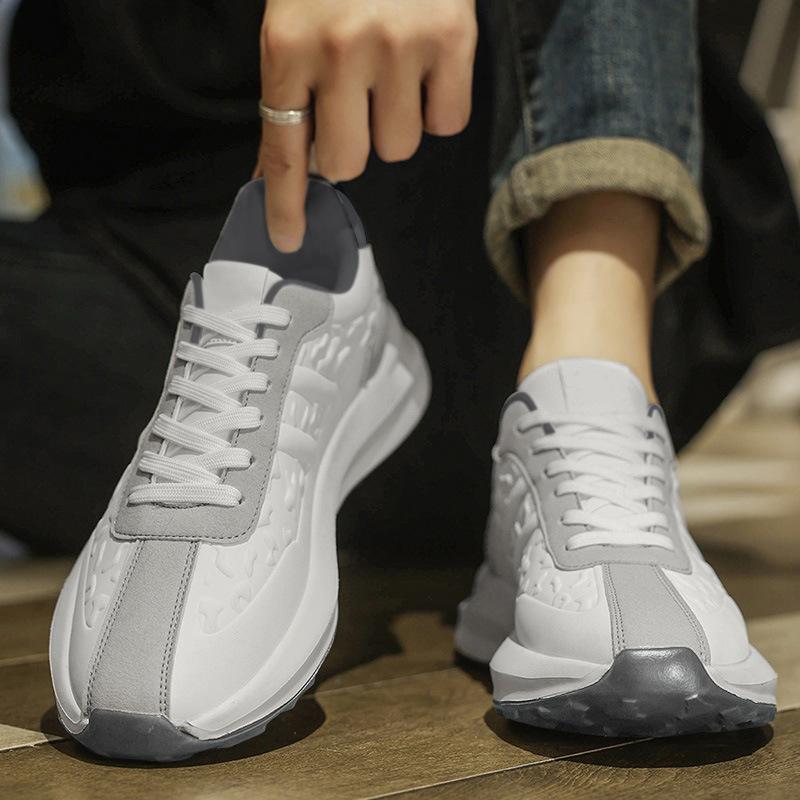 

Korean version of men s sports shoes 2025 autumn new trend versatile fashion casual shoes men s soft-soled Forrest Gump running shoes 39