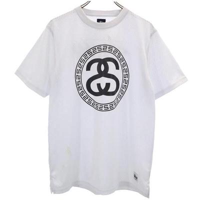 Stussy Kurzarm T-Shirt M Weiß System Herren Gebraucht