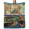 The Cat Stone Monster 2 Throw Blanket Mens Soft Warm Throw Blanket for Couch