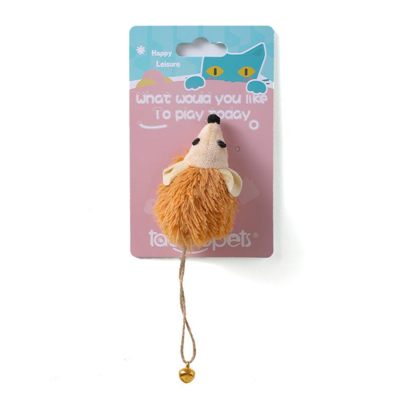 

Korean plush tail bell mouse toy pet toy cat plush kitten toy
