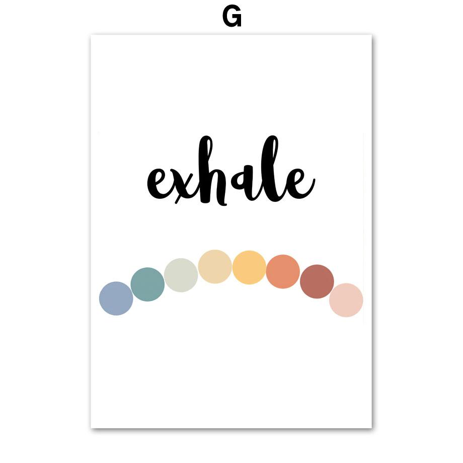 Inspirational Quotes Mental Health Schematic Wall Art Canvas Painting Nordic Posters And Prints Wall Pictures Kids Room Decor