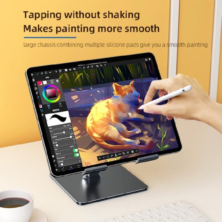 Foldable Tablets Bracket Stand Portable Laptop Bracket Heat Dissipation 180 Degree Rotatable Adjustable Stand for Lapto