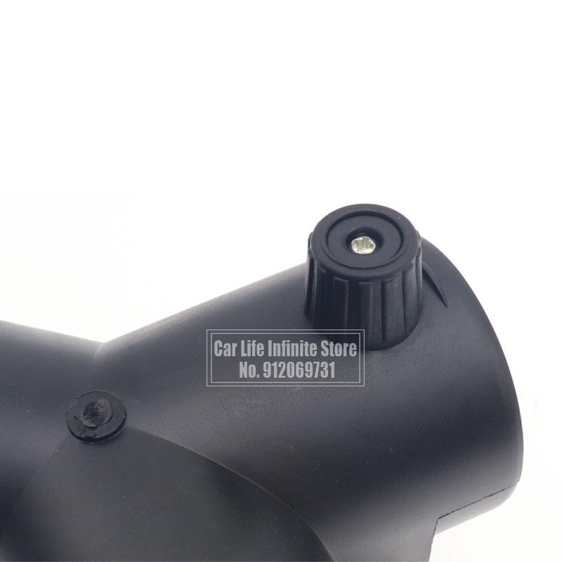 60mm Y Branch Car Heater Air Vent Ducting Heater Exhaust Connector w/Regulating Valve Flap For Webasto Diesel Parking Heater