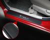 Car Sticker Tesla 4pcs Car Anti Scratch Scuff Carbon Fiber Door Threshold Stickers for Tesla Model 3 Model S X Model Y Roadster