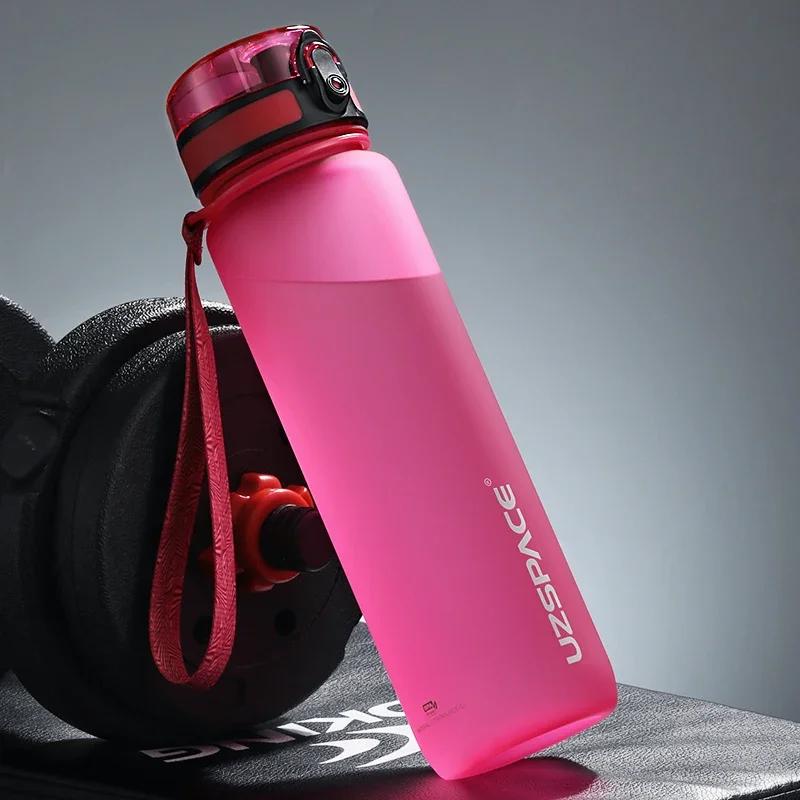 Sports Water Bottle Tritan Plastic Drink Bottle water BPA Free hydro flask Shaker Outdoor Travel Portable Leakproof Drinkware