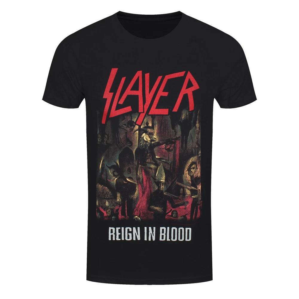 Slayer TShirt Reign In Blood Metal Band Official Black New S