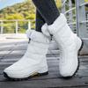 2239 Women's Shoes Snow Boots High Top Zipper Sleeve With Plush Insulation Mouth Anti Slip Outdoor Cotton Large Size