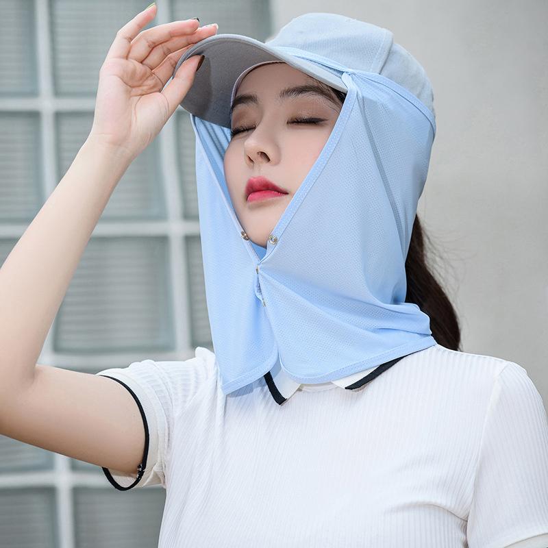 Quick Drying Fishing Cap Face Neck Sunshade Masks Cap UV Protection Visor Headwear For Outdoor Sport Golf Hiking Veil Travel Hat