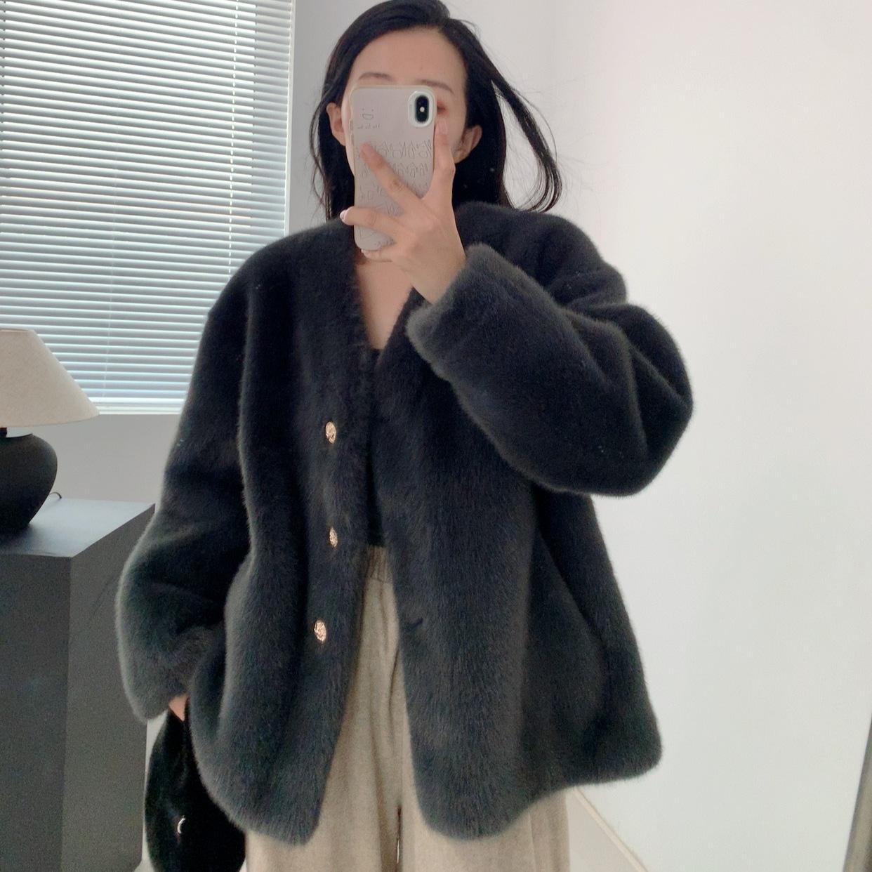 Новая Экологичная Шуба Меховая Средняя и Длинная Шуба Женская one size fits all — фото 4