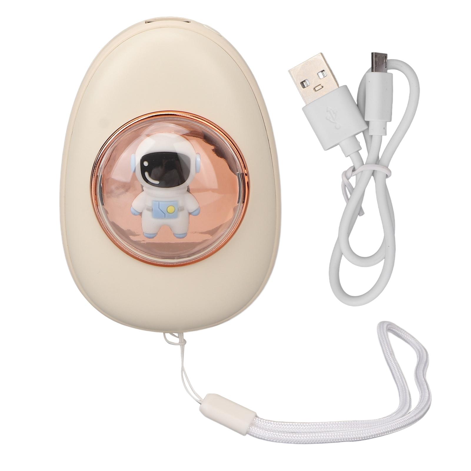 2 in 1 Electric Hand Warmer Space Capsule Rechargeable USB Power Bank Reusable Electronic Hand Heater