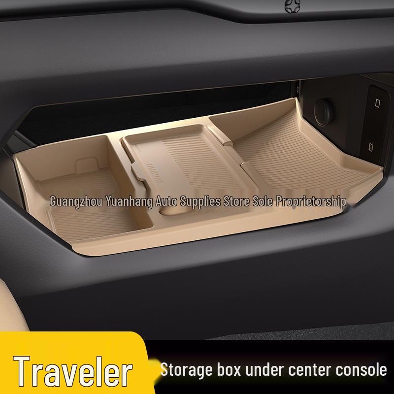 Compatible with 24 Jetour Traveler Models: Center Console Lower Storage and Glasses Box Enhanced Car Accessories.