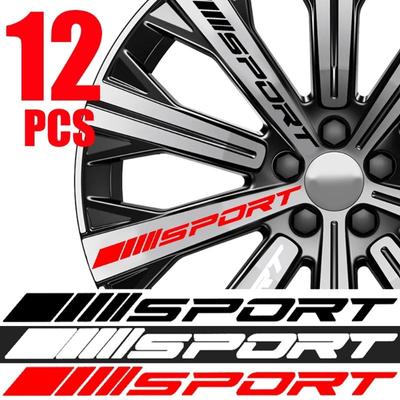 Auto Radaufkleber Auto Räder Felgen Sport Racing Aufkleber Universal Auto Styling Modifikation LKW Motorrad Rad Dekoration Aufkleber