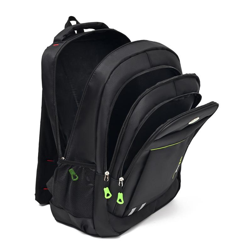 Backpack Men's Simple Casual Wear-resistant Large Capacity Backpack Junior High School Student Female School Bag Travel Computer Backpack