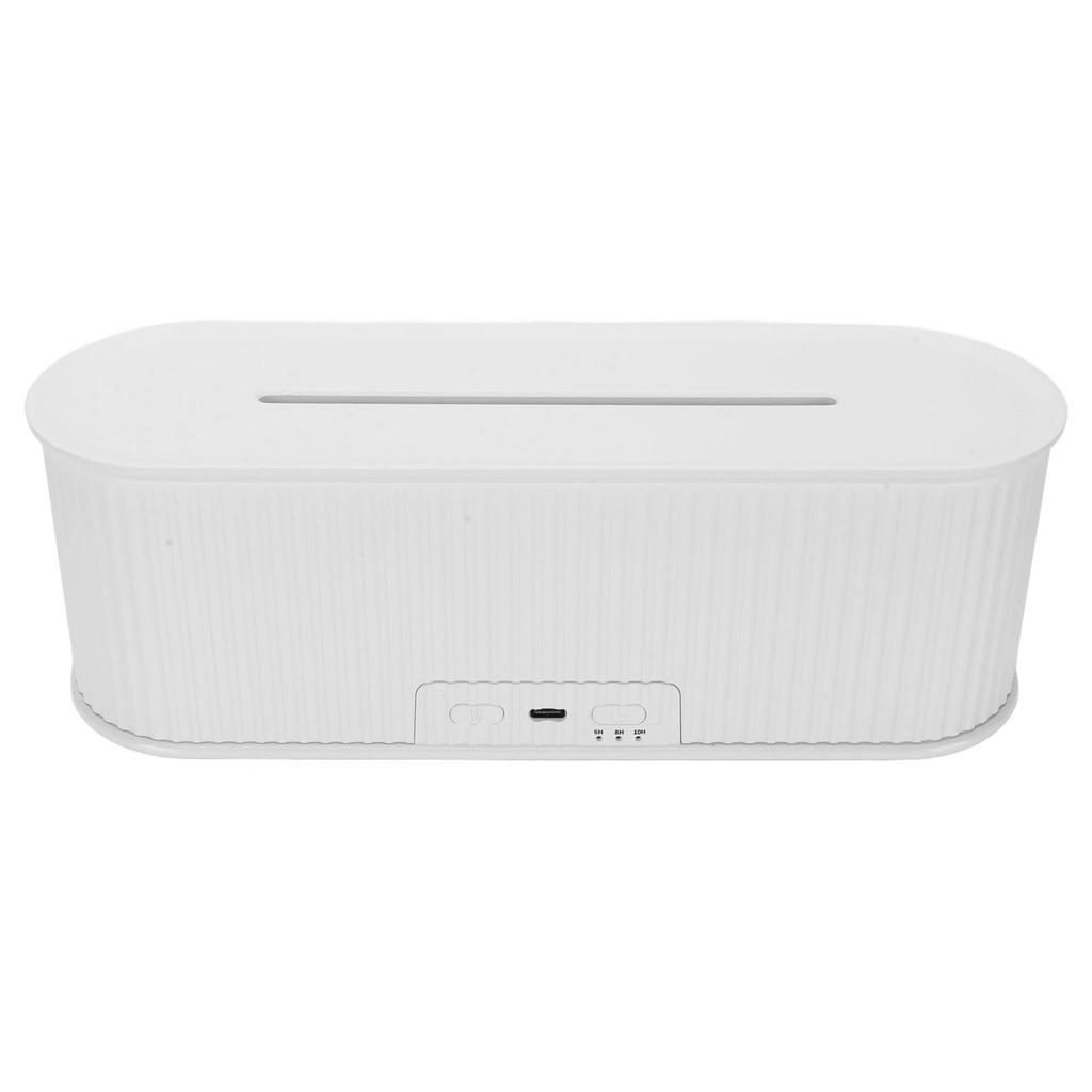 Scent Diffuser Desktop Humidifier Essential Oil Fragrance Machine for Bedroom Office 7 Colors Flame Timing Function