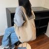 Autumn and Winter Large-capacity Bag Women's New Lazy Canvas Tote Bag College Student Class Shoulder