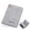 Men Pu Genuine Leather Short Wallet With Zipper Coin Pocket Vintage Big Capacity Male Short Money Purse Card Mount New