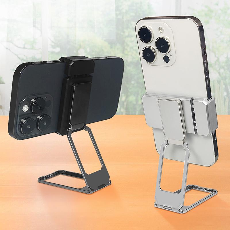 360 Rotation Foldable Stand Back Clip Phone Ring Holder Multi Angle Portable Desk Metal Finger Kickstand Adjustable