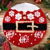 Absorbent Bathroom Mat Santa Claus Design Doormat Multi-functional Anti-slip Pad  Door Entrance