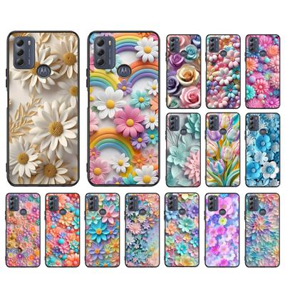 Θήκη τηλεφώνου Flowers For Moto G84 G22 G32 G42 G52 G62 G53 G72 G60 G60S G100 G10 G20 G30 G13 G50 G 5G G Pure