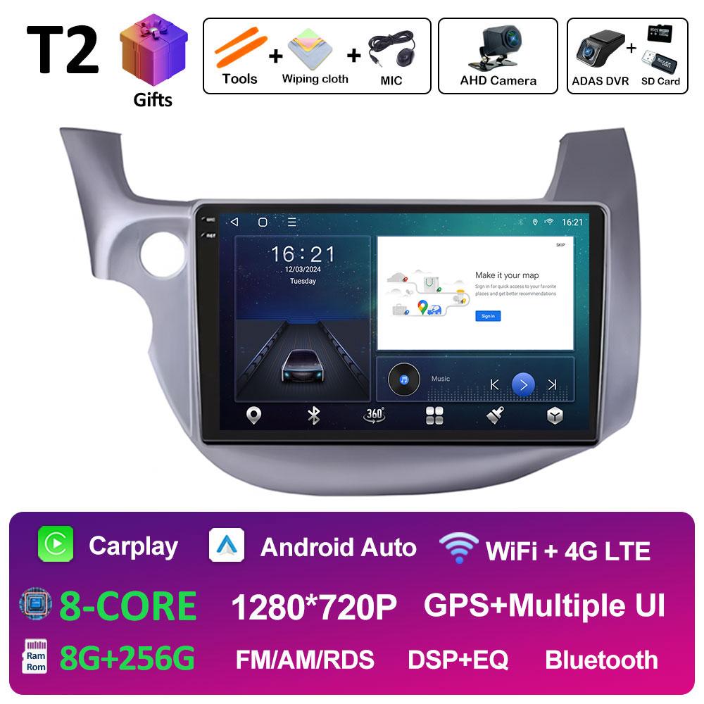 Left Hand Drive GPS For HONDA FIT JAZZ 2007 2008 2009 2010 2011 2012 2013 Cooling Fan Auto Tools GPS Navigation Touch Screen 4G