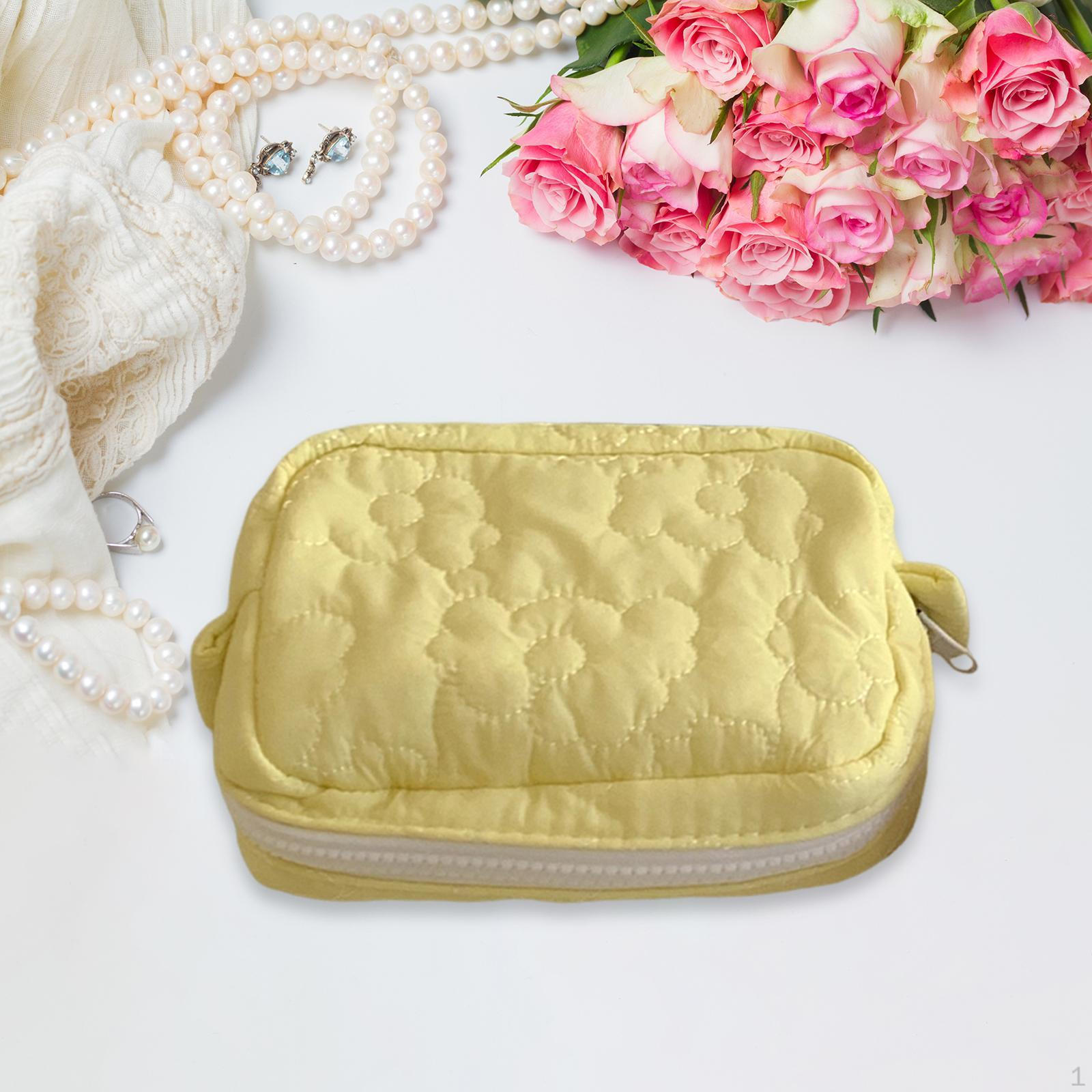 

Симпатична дорожня сумка для туалетних приналежностей, сумка для гоління для туалетних приналежностей, водонепроникне портативне зберігання жовтий