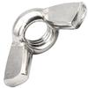 201/304 Stainless Steel Hand-Tightened Wing Nut M3/M4/M6