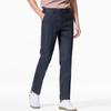 Zhuangji Men's 100% Linen Casual Straight-Leg Trousers