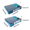 Fishing Tackle Organizers Watertight Tackle Tool Double Sided Tackle Box Tackle Carrying Clear Fishing Lures Storage Box