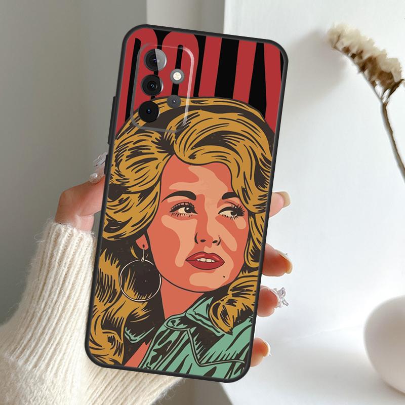Dolly Parton Case For Samsung Galaxy A34 A54 A14 A15 A35 A55 A16 A26 A36 A56 A52 A12 A32 A13 A33 A53 A17
