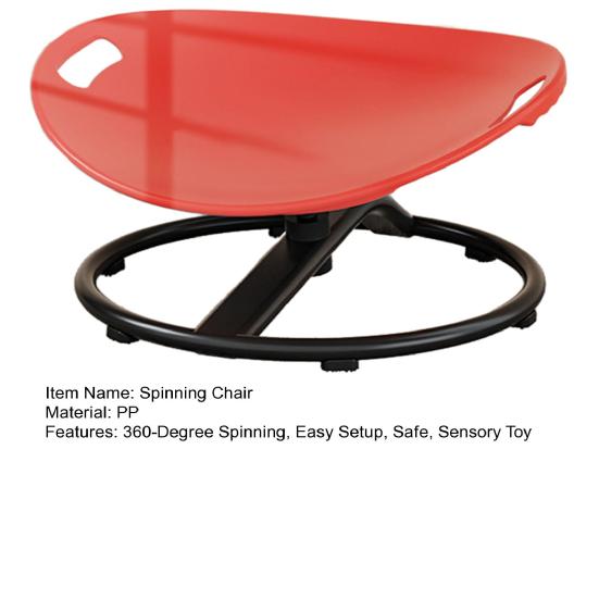 Çocuk Dönen Sandalye Duyusal Oyuncak 360 Derece Dönen Sandalye Otur ve Dön Sandalyesi Yeni Yürümeye Başlayan Çocukların Gelişimi için Denge Eğitimi Koltuğu